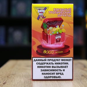 GANG XBOX 8000 затяжек Холодные Тропические Фрукты