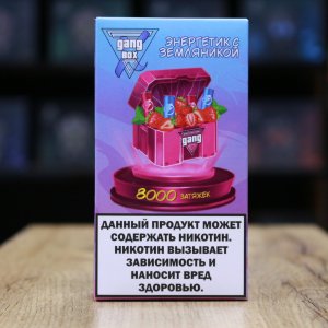 GANG XBOX 8000 затяжек Энергетик с Земляникой