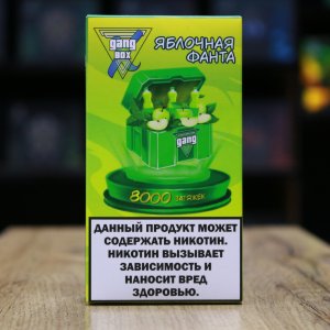 GANG XBOX 8000 затяжек Яблочная Фанта