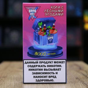 GANG XBOX 8000 затяжек Кола с Лесными Ягодами