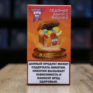 GANG XBOX 8000 затяжек Ледяная Дыня с Вишней