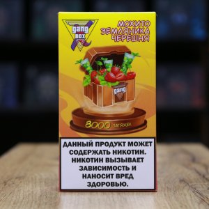 GANG XBOX 8000 затяжек Мохито Земляника Черешня