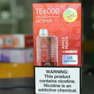 Электронная сигарета ELF BAR TE6000 Apple Peache / Яблоко Персик