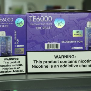 Электронная сигарета ELF BAR TE6000 Blueberry Pom / Черника Гранат