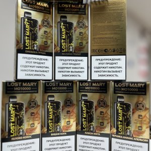 LOST MARY 10000 BLACK GOLD EDITION - Клубника Яблоко Виноград