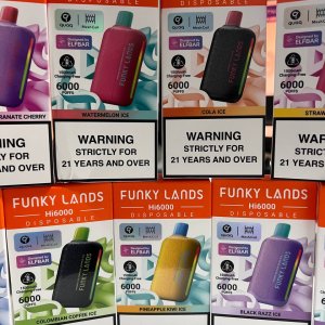 Funky Lands Hi6000 Black Razz Ice